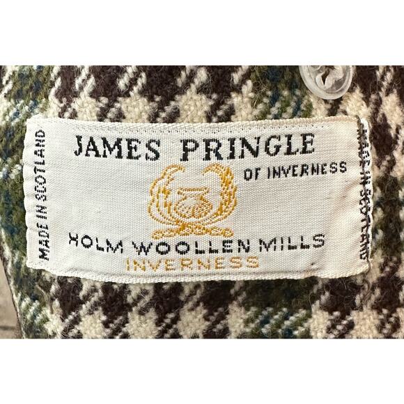James Pringle Holm Woolen Mills Wool Cape with Faux Pockets One Size - Picture 5 of 9